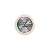eliga Hygrometer silberfarben 135 mm in rundem Holzrahmen 170 mm