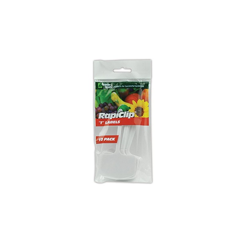 Luster Leaf 820 Rapiclip Plastic T Label Plant Marker, Pack