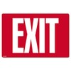 COSCO Glow-In-The-Dark Safety Sign, Exit, 12 X 8, Red