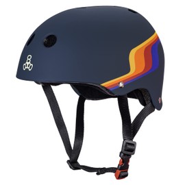 Triple Eight The Certified Sweatsaver Helmet for Skateboarding, BMX, and Roller Skating, Pacific Beach, Large/X-Large