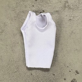 GPSLot PB-AD-WTK: White tank top for Muff Toys 1/12 Adam Muscle Body