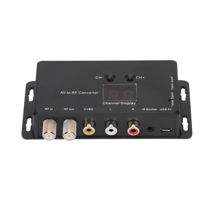 TV Link Modulator Adjustable Support PAL NTSC AV to RF