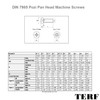 TERF® M4 X 90mm Pozi Pan Machine Screws M4 (4mm)