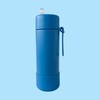 Pick Plate Stainless Steel Water Bottle with Bumper (Blue)