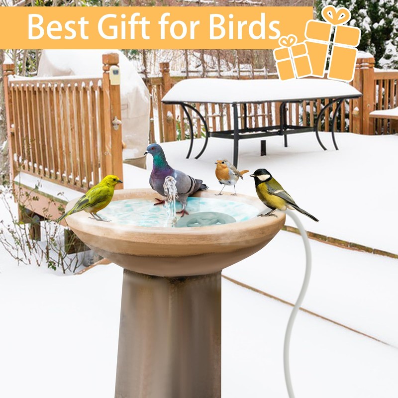 Bird Bath Heater,Birdbath Heater for Winter Outdoors, 70 Watts Pond