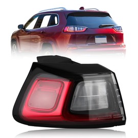 Ussbaye Tail Lights Compatible with 2019 2020 2021 2022 2023 Cherokee Led Taillights Outer Left Driver Side Rear Lamp Assembly CH2804119 68275959AF