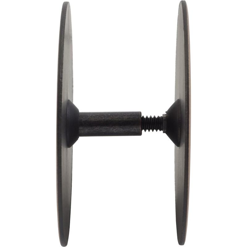 Hole Filler Plate, 2-5/8" Diameter, 1-Inch and 2-Inch Connecting Screws,