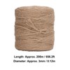 200m Natural Jute Twine 3mm Dia 4 Strand Safety Protective