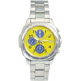 SEIKO watch back overseas model yellow SND409 Men, Yellow, Modern