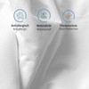 Komfortec Waterproof 140 x 200 cm Mattress Protector, Mattress Topper,