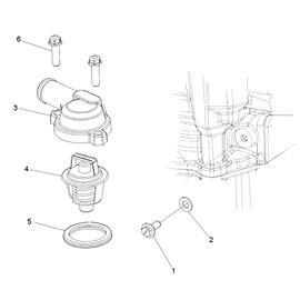 Polaris GEM Thermostat w/o Bypass, 82° C, Genuine OEM Part 7052308, Qty 1