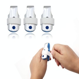 BRMDT Finger Splint for Thumb and Pinky, Adjustable Iimmobilizer for Finger Fracture & Sprain, Reduce Joint friction & Relieve Arthritis pain, 3 Pcs for Adults and Kids (Small)