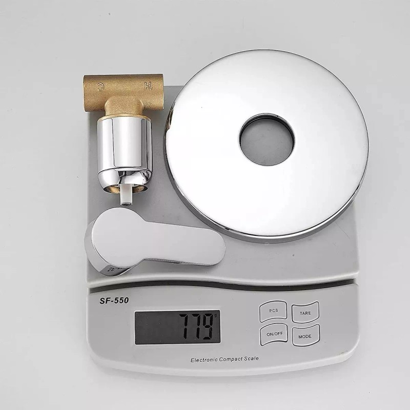 Anuwsasa Grifería de baño Anuwsasa Inox TD-0617 color plateada