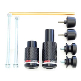 OES Accessories Brand Carbon Frame Sliders Swingarm Spools Fork Sliders compatibility for 2017 2018 2019 2020 2021 2022 2023 2024 2025 Kawasaki Z650 (Red)