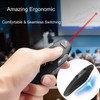 CLIKBUTM (4 Units) Wireless Presentation Clicker for PowerPoint, Wireless Presenter