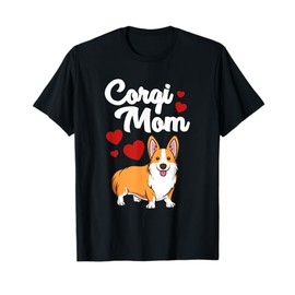 Cute Corgi Design For Women Girls Mom Dog Welsh Corgi Lovers T-Shirt