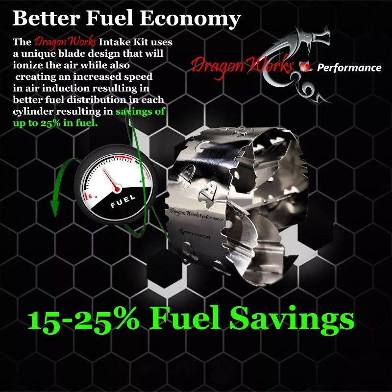DragonWorks Performance Fits Pontiac All Models Performance Intake Fuel Savers