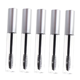 Ipetboom 10ml Empty Eyelash Bottle Set 5pcs Clear Mascara Tube for Diy Beauty Products