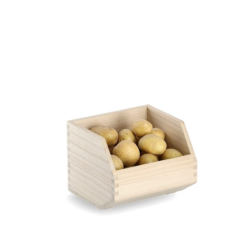 Zeller 15178 Wooden Stacking Box Approx. 20.5 x 18.5 x