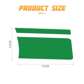 Adunsiaoto 6 Pcs Reflective Wheel Stripes Kit, Strong Reflectives Stripe Stickers for Car Wheel Eyebrow, Car Wheel Reflective Stickers, Wheels Hub Reflective Sticker, Car Accessory(Green)