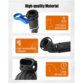 46134 PCV Valve Breather Tube Hose with Sensor Fit for Ford Escape 1.5L 2017-2019 Replace 6A664 GV6Z6A664B KCV305 V631 PCV0100 2-9753 EMH098 PCV768