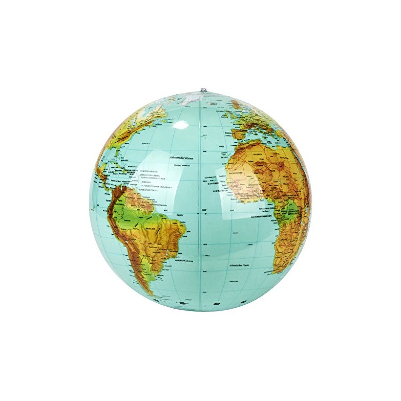 moses Fernweh Inflatable Globe | Map of the World