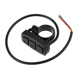 EMSea unità di Controllo per Bici Elettrica A 4 Fili da 22,2mm con 3 Pulsanti Compatibile con KT LCD3 (29,5 cm)
