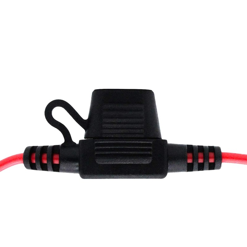 VANTRONIK Waterproof Mini Inline Fuse Holder 16 Gauge 12-inch Long