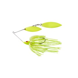 War Eagle WE12PW43 War 1/2 Painted Head Double Willow Artificial Fishing Bait, Chartreuse