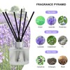 Brakula 2 Packs Reed Diffuser Set, Lavender Scented Oil Diffuser