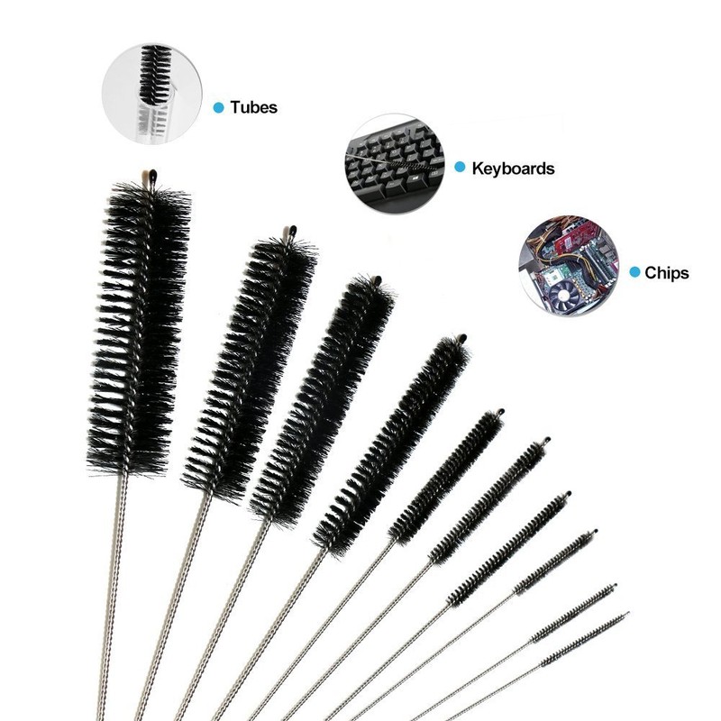 URAQT Cup Brush 細口 Jar Cleaning Brush Nylon rongutyu-buburasi Set