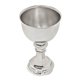 Lord of Battles Stainless Steel Large Goblet Drinking Cup Goblet with Unique Design -Medieval Style | Historical Chalice – Tavern Calyx Medieval Recreation LARP Viking