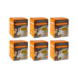 China Mist Full Leaf Tea Sachets, Ginger Turmeric Organic Herbal Tea, 6x15 Biodegradeable Tea Sachets (90 total)