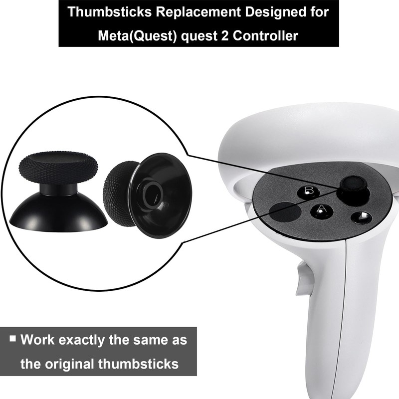 Ikpek 1 Pack Thumbsticks Replacement for Meta Oculus Quest 2