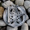 Dryad Design Pewter Crescent Raven Wiccan Pentacle Belt Buckle