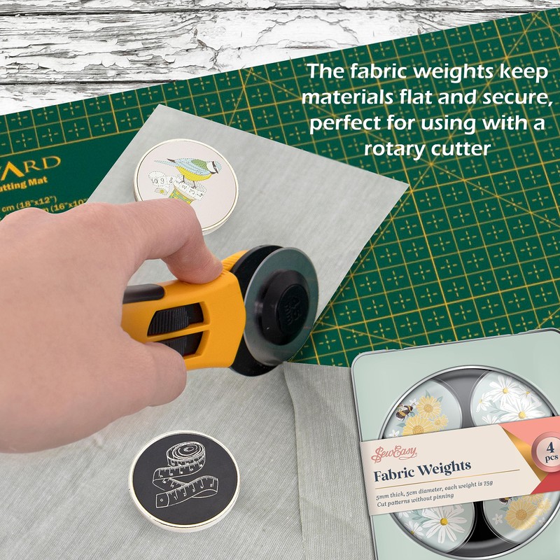 Sew Easy Fabric Weights for Sewing, Crafts, Patterns, Dressmaking, Quilting,