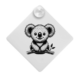 'Happy Baby Koala' Suction Cup Car Window Sign (CG00028229)