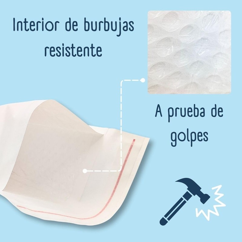 RAYLU PAPER - Pack of 10 Kraft Bubble Mailers with