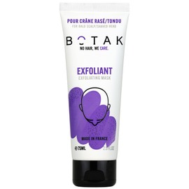 BOTAK Gentle Cleansing Exfoliator for Baldness/Shaved/Shorn Head | 99% Natural Origin, Vegan, French | Absorbs Excess Sebum and Reduces Pimples | Regulates pH