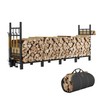 Heavy Duty Firewood Rack for Indoor & Outdoor Log Storage