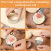 11 PCS Dumpling Maker Set,3 Sizes Dumpling Press & Dough