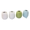 Tegg Mini Toothbrush Holder 4PCS Cute Animal Ceramic Mini Tooth