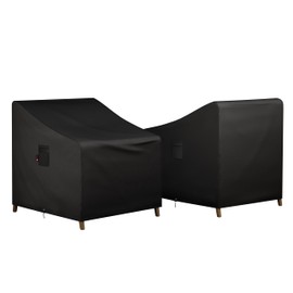 iBirdie Waterproof Outdoor Chair Covers 33W 34D 31H inch 2 Pack Patio Furniture Covers