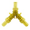 Metaland Brass 3 Way Shut-Off Valve, 5/16" Hose Barb 2