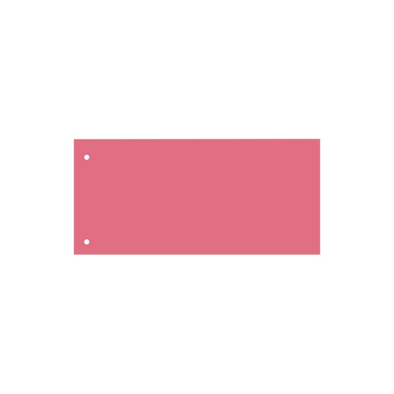 Kangaro 07070-13 Divider Strips, Paper, Pink, 105 x 240 mm