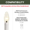 612 Vermont Programmable Ultra-Bright LED Window Candle Replacement Bulbs for