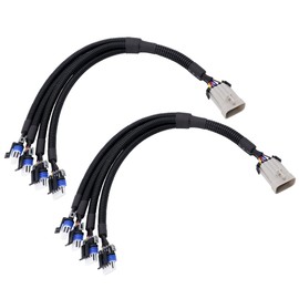 HiSport Ignition Coil Harness Connector Compatible with GM LQ9 LQ4 LS2 LS3 LS7 LSX 4.8 5.3 6.0 6.2 7.0 Truck Relocation Applications 2PCS
