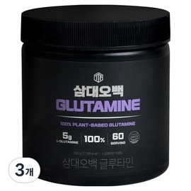 Samdae 5 Baek L Glutamine 300 Powder Powder, 300g, 3 pieces / 삼대오백 L글루타민 300 파우더 분말, 300g, 3개