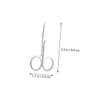 FOMIYES Stainless Steel Eyebrow Grooming Kit Durable Brow Scissors Precision