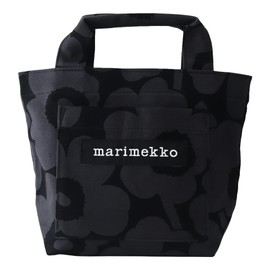 Marimekko 52_1_52249693572 Japan Limited Lunchbag Unikko Tote Bag, Women's, dark gray/black, F